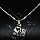 Necklaces  from Stainless Steel Pendants for Women Mother's Day Gift